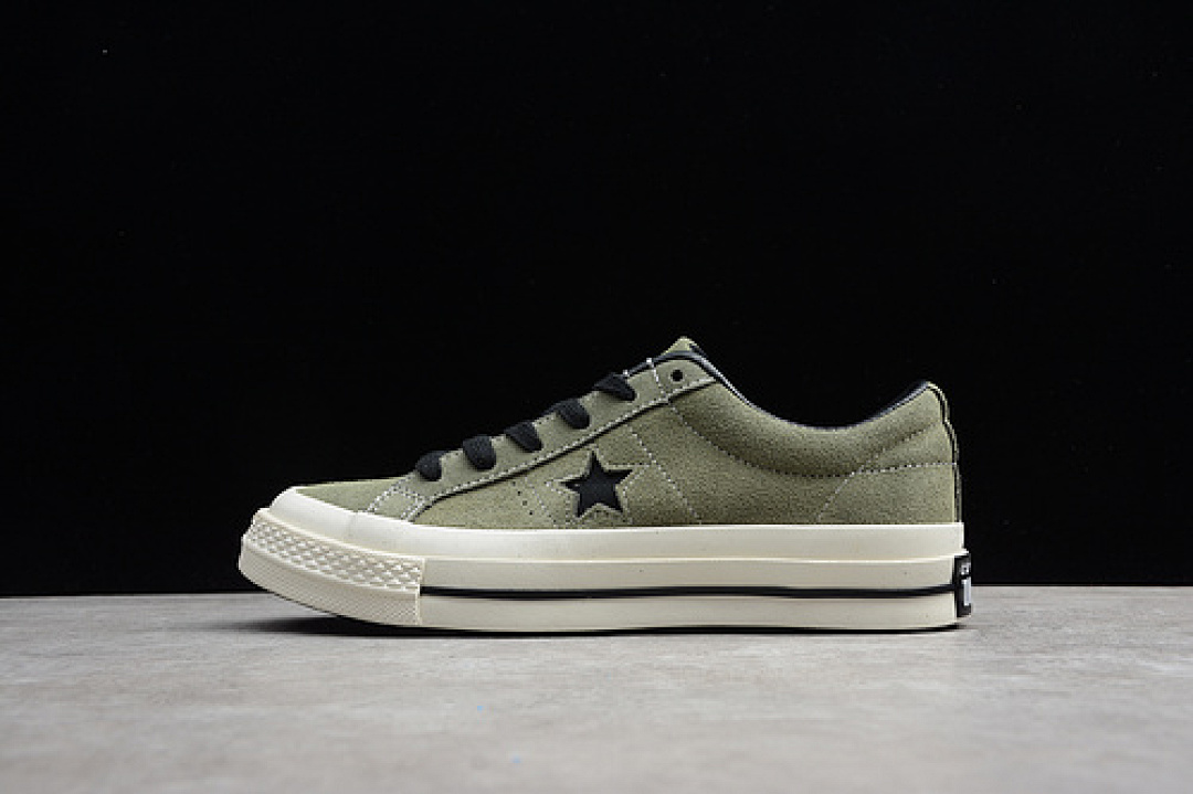 Converse [58-56-64]-[163249C]-[ONE STAR OX LOW SHOES FIELD SURPLUS/BLACK/WHITE]-[WOMAN:35-39]-[MAN:40-44], photo 1