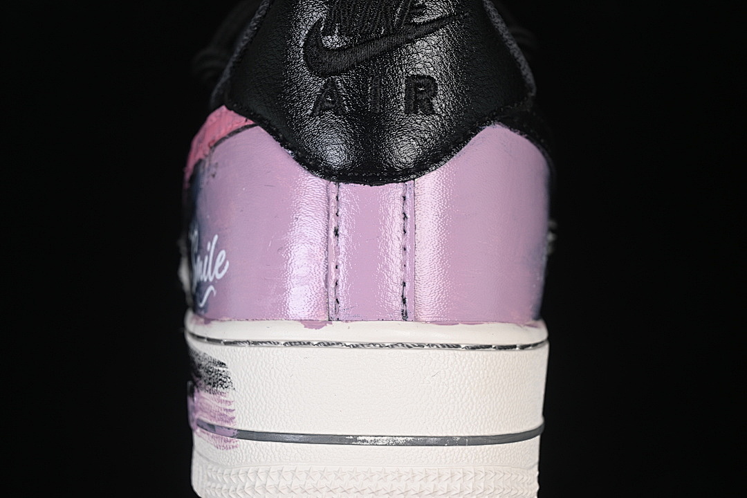 Nike [FJ7740-170]-[AIR FORCE 1 07 LOW WHITE/BLACK/PURPLE]-[WOMAN:36-39]-[MAN:40-45] - Image 7