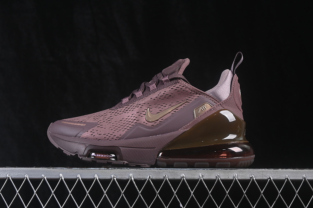 Nike AIR MAX 270 PREMIUM AIR CUSHION SHOES COFFEE/BROWN · IO9884-501, photo 1