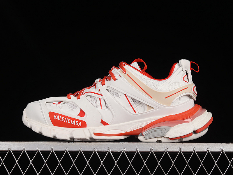 Balenciaga TRACK TESS S.GOMMA SNEAKER WHITE/WHITE/ORANGE · W1GC49066, photo 1