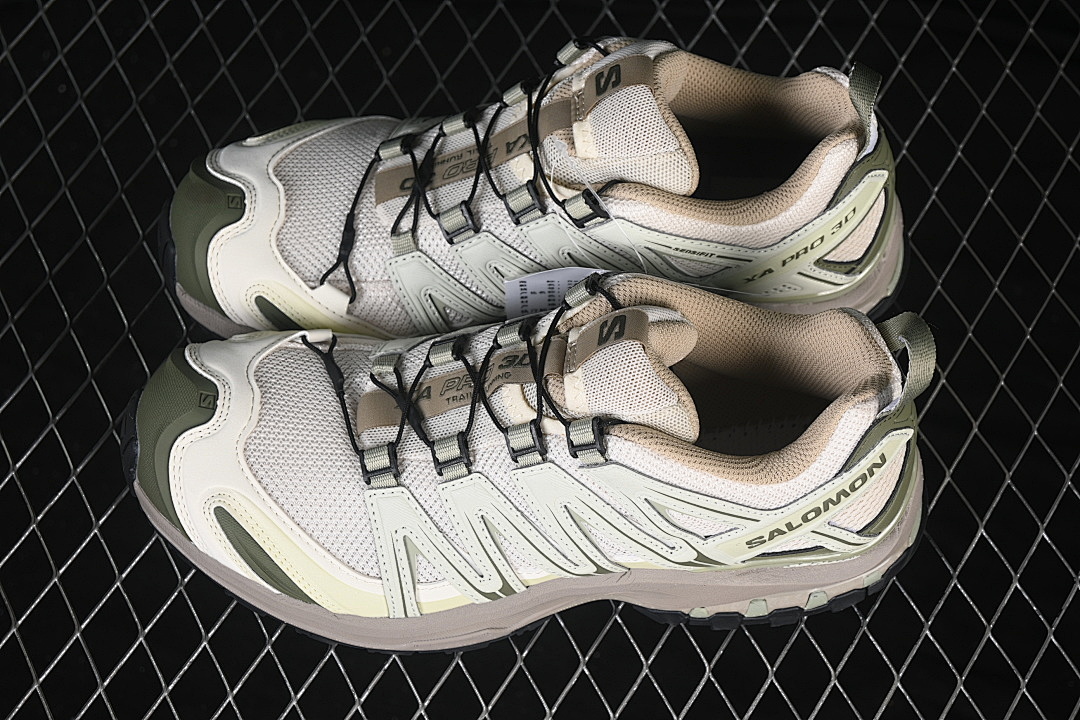 On Running [477735-36]-[XA PRO 3D OUTDOOR TRAIL RUNNING SHOES BEIGE/ARMY GREEN]-[WOMAN:36-39]-[MAN:40-45] - Image 10