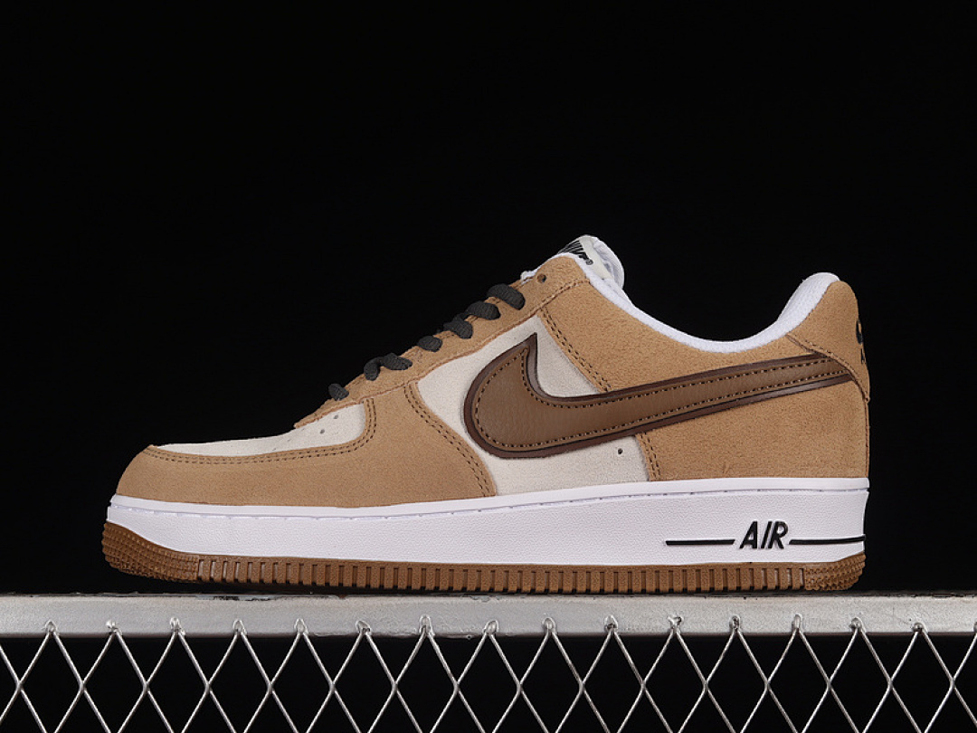 Nike [HH9636-326]-[AIR FORCE 1 LOW 07 KHAKI/DARK BROWN/WHITE]-[WOMAN:36-39]-[MAN:40-45], photo 1