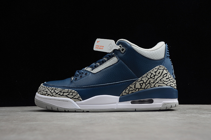Jordan AIR Jordan 3 MIDNIGHT NAVY/CEMENT GREY-WHITE · CT8532-401, photo 1