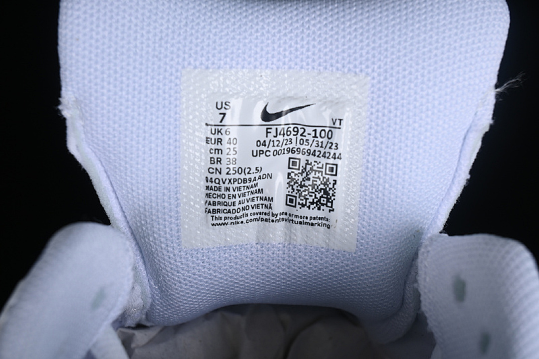 Nike [FJ4692-100]-[COMME DES GARCONS HOMME PLUS AIR PEGASUS 2005 WHITE/BLACK]-[UNISEX:36-45] - Image 7