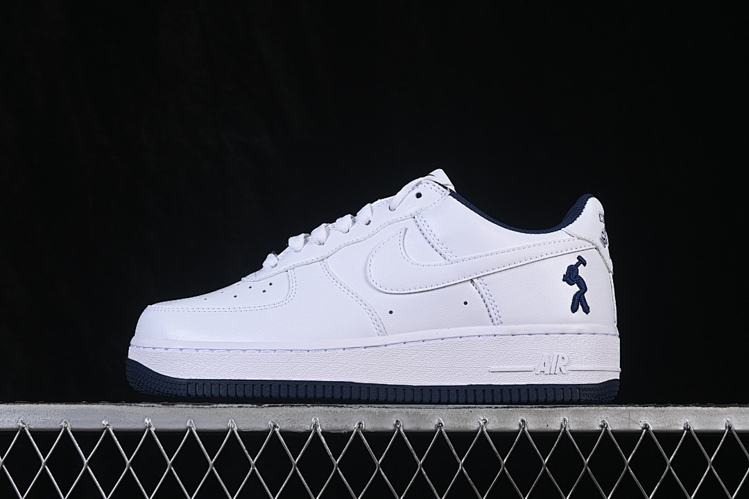 Nike [IB5720-100]-[AIR FORCE 1 LOW WHITE/WHITE/MIDNIGHT NAVY/DARK POWDER BLUE]-[MAN:40-47.5] - Image 2
