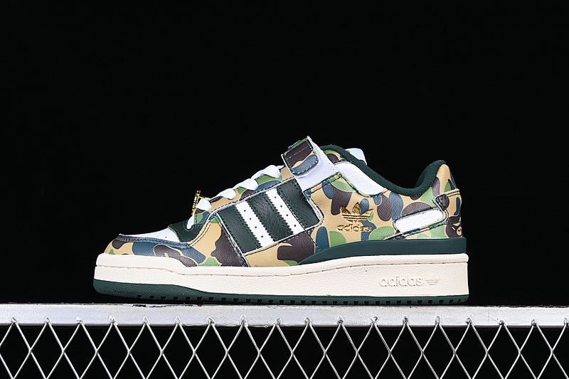 Bape ADIDAS Bape X FORUM LOW 84 CLOUD WHITE/SUPPLIER COLOUR/OFF WHITE · ID4771, photo 1