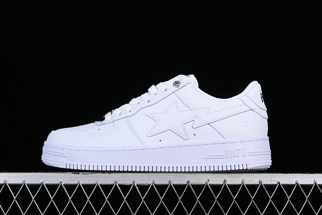 Bape [1J30291013]-[BAPESTA 6 WHITE]-[WOMAN:36-39]-[MAN:40-46], photo 1