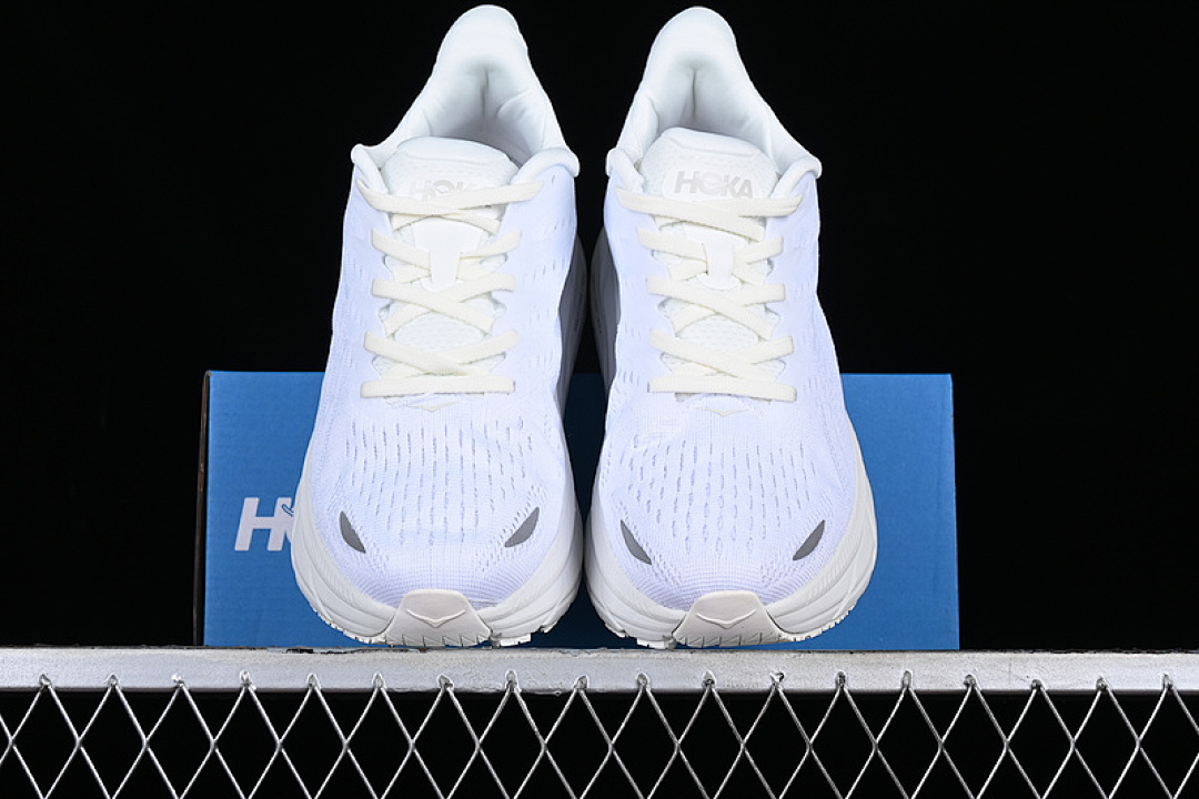 On Running [119394 WWH]-[HOKA ONE CLIFTON 8 WHITE]-[WOMAN:36-39]-[MAN:40-45] - Image 12