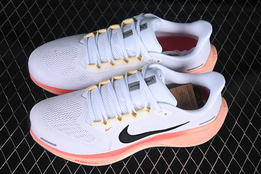 Nike [IB6656-108]-[AIR ZOOM PEGASUS 41 WHITE/BLACK/ORANGE]-[WOMAN:36-39]-[MAN:40-46] - Image 12
