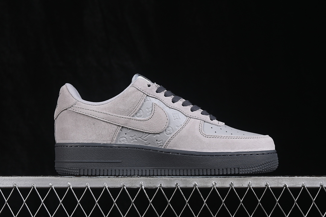 Nike [KD1688-010]-[AIR FORCE 1 07 LOW CASUAL SNEAKERS GREY/BLACK]-[WOMAN:36-39]-[MAN:40-45] - Image 15
