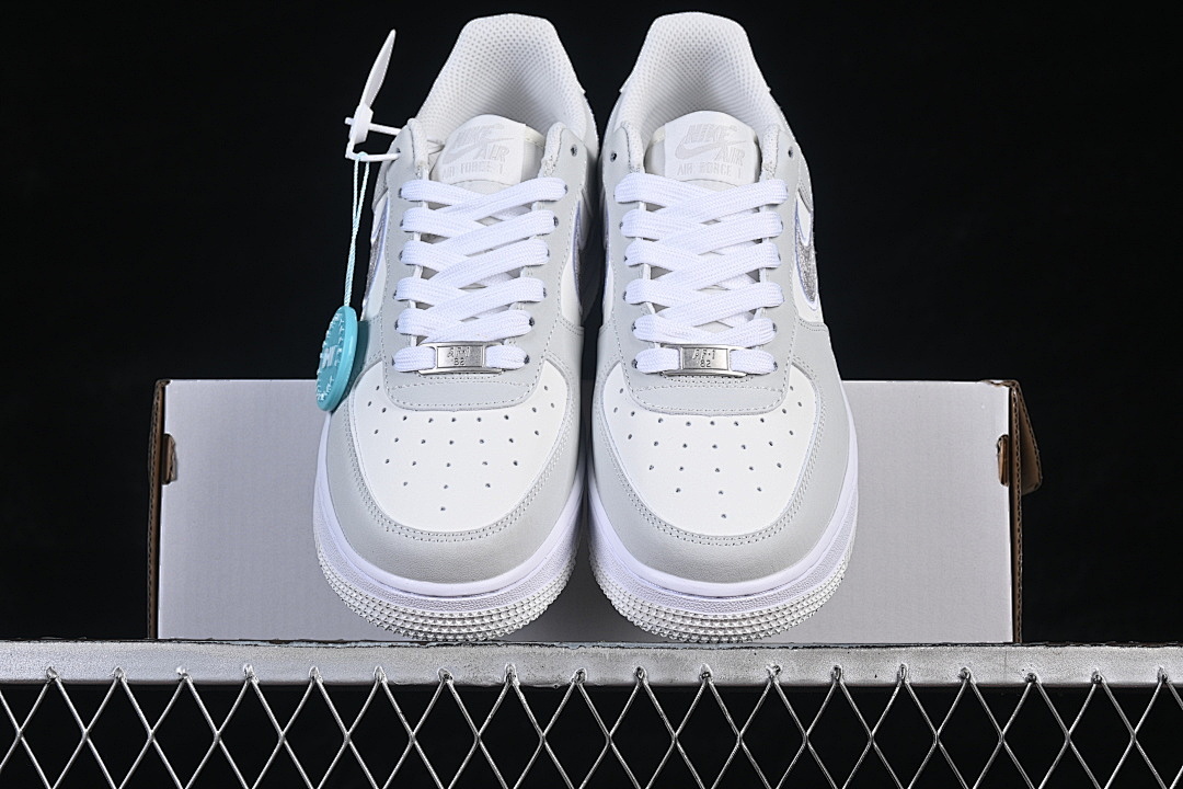 Nike [IB6842-100]-[AIR FORCE 1 07 LOW LOW-TOP CASUAL SNEAKERS WHITE/GREY]-[WOMAN:36-39]-[MAN:40-45] - Image 13