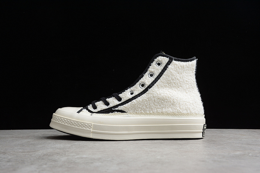 Converse Converse CHUCK TAYLOR ALL-STAR 70S HIGH SHERPA EGRET/BLACK/EGRET · 172006C, photo 1