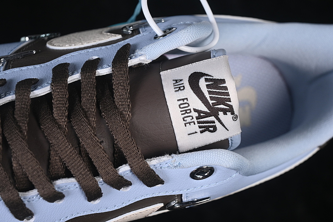 Nike [IV4089-011]-[AIR FORCE 1 LOW HYDROGEN BLUE/IRON GREY]-[WOMAN:35.5-39]-[MAN:40-45] - Image 9