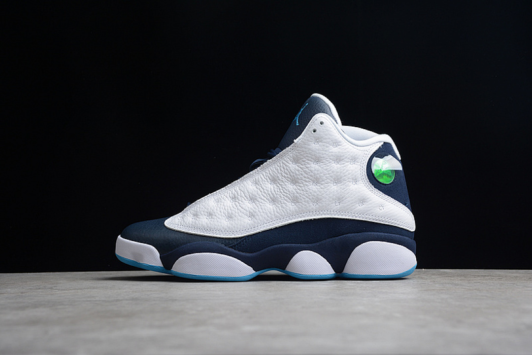 Jordan AIR Jordan 13 RETRO WHITE/OBSIDIAN/DARK POWDER BLUE · 414571-144, photo 1