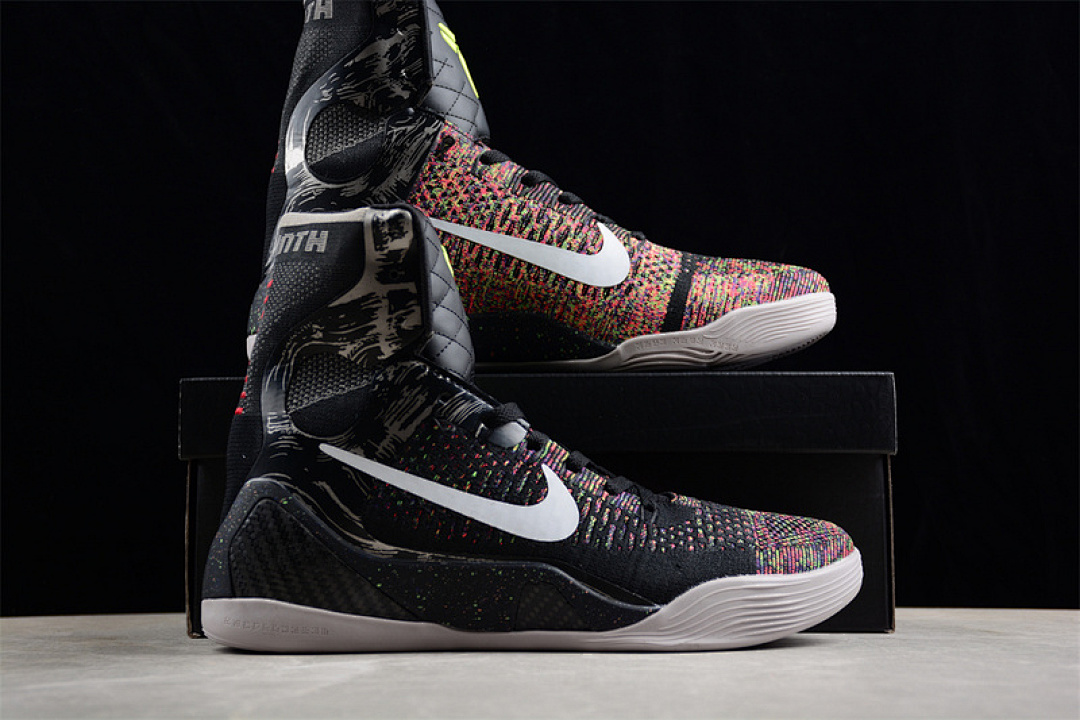 Nike [641714-001]-[KOBE 9 ELITE XDR MASTERPIECE BLACK/METALLIC SILVER/VOLT/BRIGHT CRIMSON]-[40-46] - Image 2