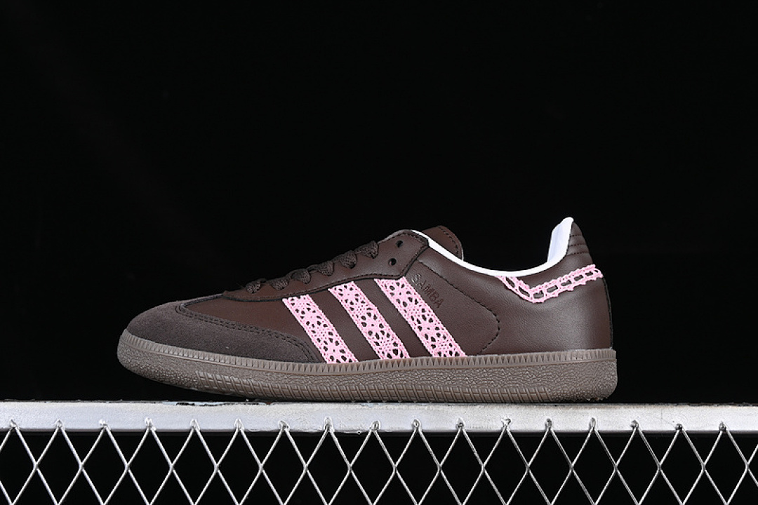 Adidas [IG1024]-[SAMBA VEGAN OG BROWN/PINK]-[WOMAN:36-40] - Image 2