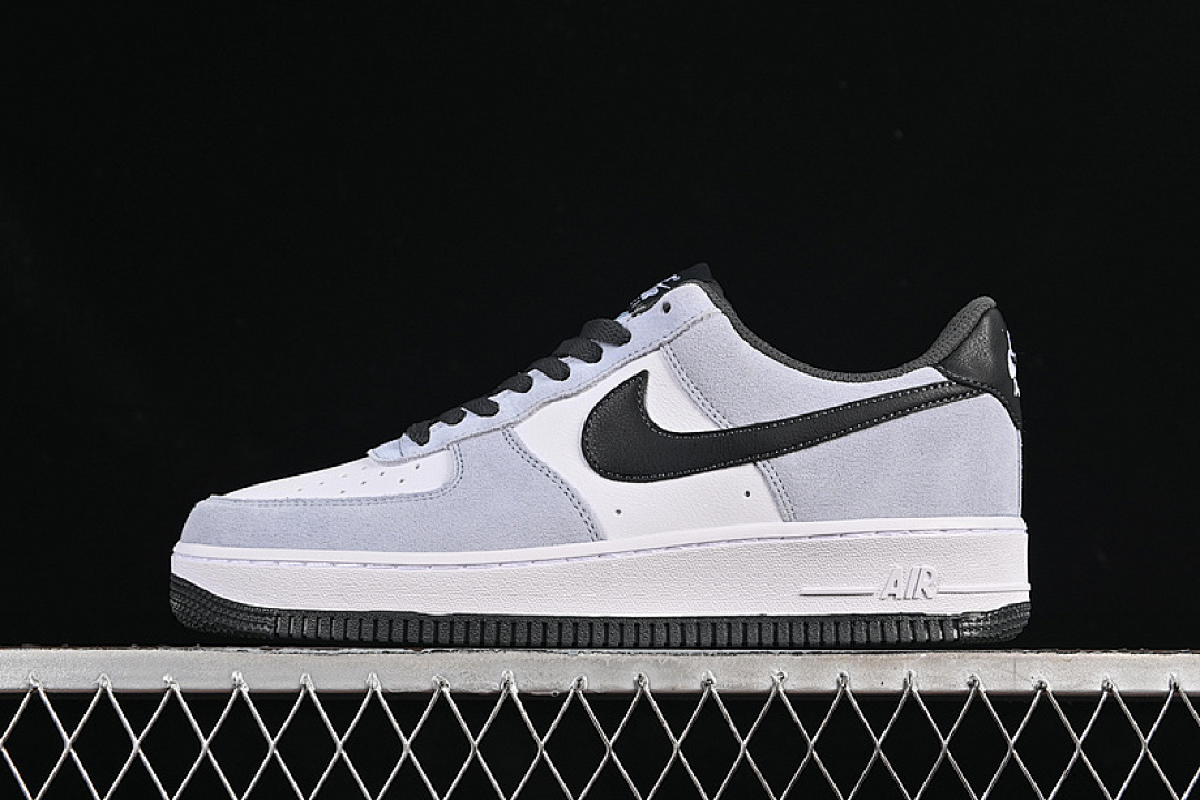 Nike [IF6205-400]-[AIR FORCE 1 07 LOW WHITE/GREY/BLACK]-[WOMAN:36-39]-[MAN:40-45] - Image 2