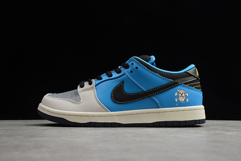 Nike SB DUNK LOW X INSTANT SKATEBOARD BLUE/BLACK/GREY · CZ5128-400, photo 1