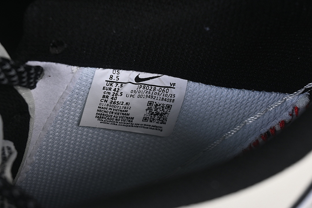 Nike [JP8028-060]-[AIR FORCE 1 07 LOW CASUAL SNEAKERS WHITE/BLACK]-[WOMAN:36-39]-[MAN:40-45] - Image 5