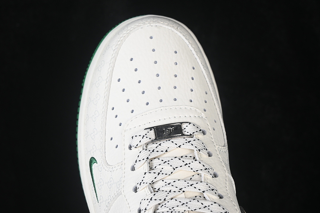 Nike [MM3399-822]-[AIR FORCE 1 07 LOW CASUAL SNEAKERS WHITE/GREEN/WHITE]-[WOMAN:36-39]-[MAN:40-45] - Image 10