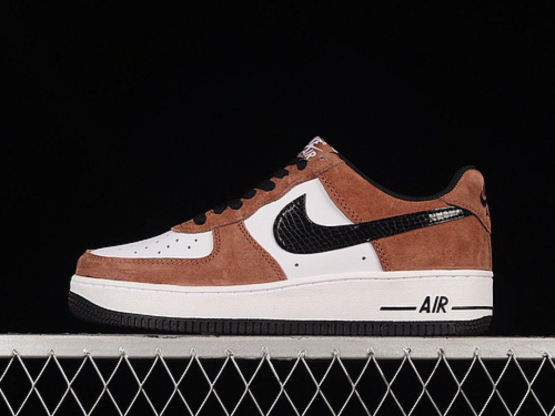 Nike [DE0023-800]-[AIR FORCE 1 07 LOW WHITE/BROWN/BLACK]-[WOMAN:36-39]-[MAN:40-45], photo 1