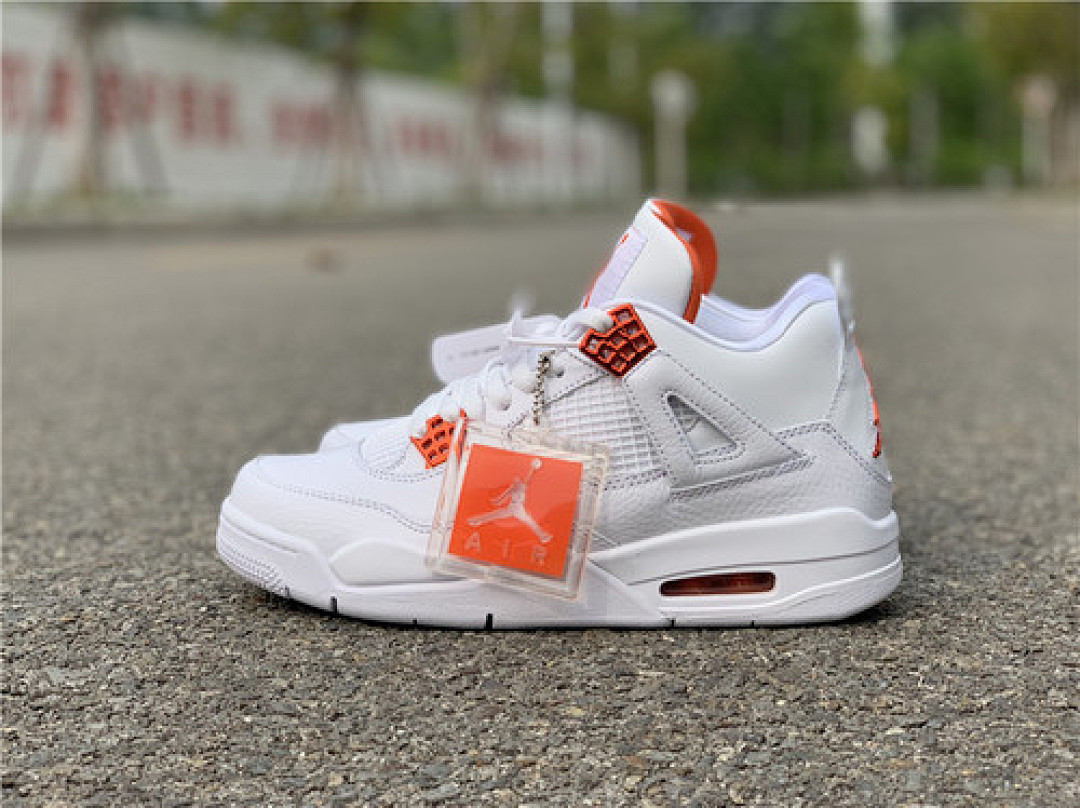 Jordan [308497-100]-[AIR JORDAN 4 WHITE/UNIVERSITY ORANGE]-[MAN:40-47.5], photo 1