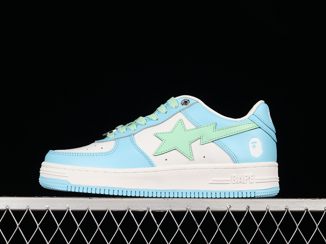 Bape [1H70291005]-[HUMAN MADE BAPE STA SK8 TO NIGO SKY BLUE/LIGHT GREEN/WHITE]-[WOMAN:36-45], photo 1