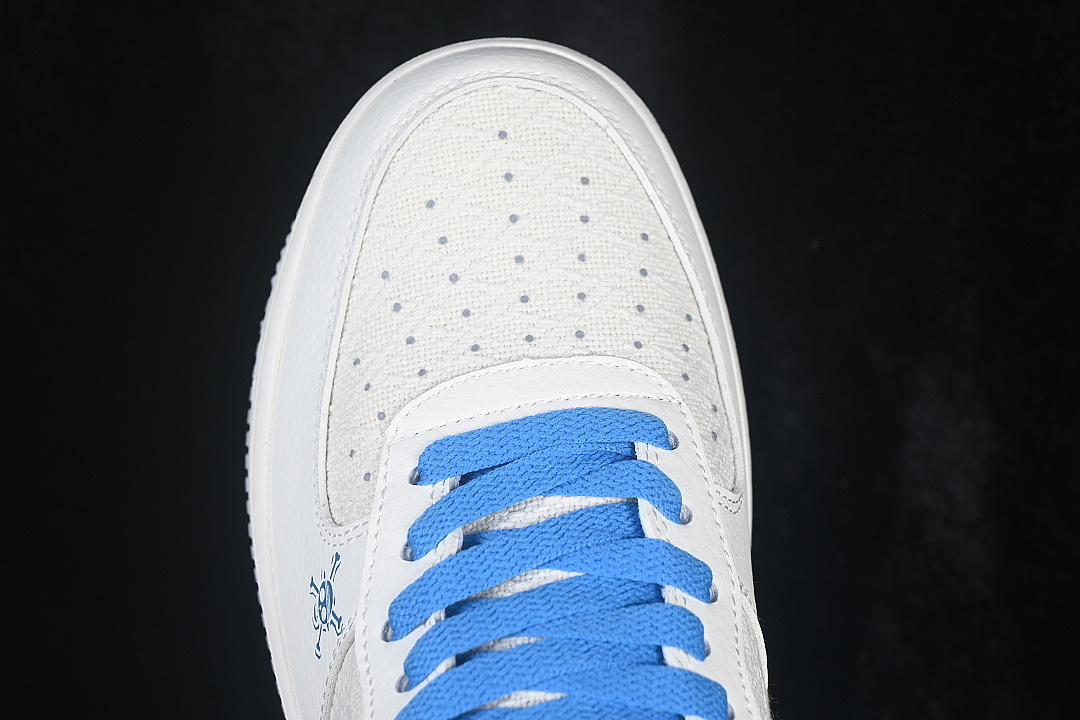 Nike [FJ4146-103]-[AIR FORCE 1 07 LOW CASUAL SNEAKERS DARK BLUE/WHITE]-[WOMAN:36-39]-[MAN:40-45] - Image 9