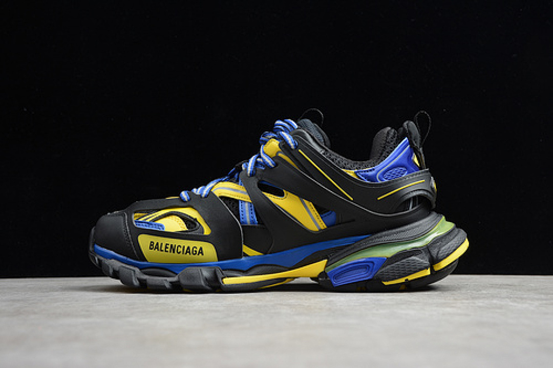 Unbranded [ECBA8168583]-[TRACK 2.0 SNEAKER BLACK/BLUE/YELLOW]-[WOMAN:36-39]-[MAN:40-45], photo 1