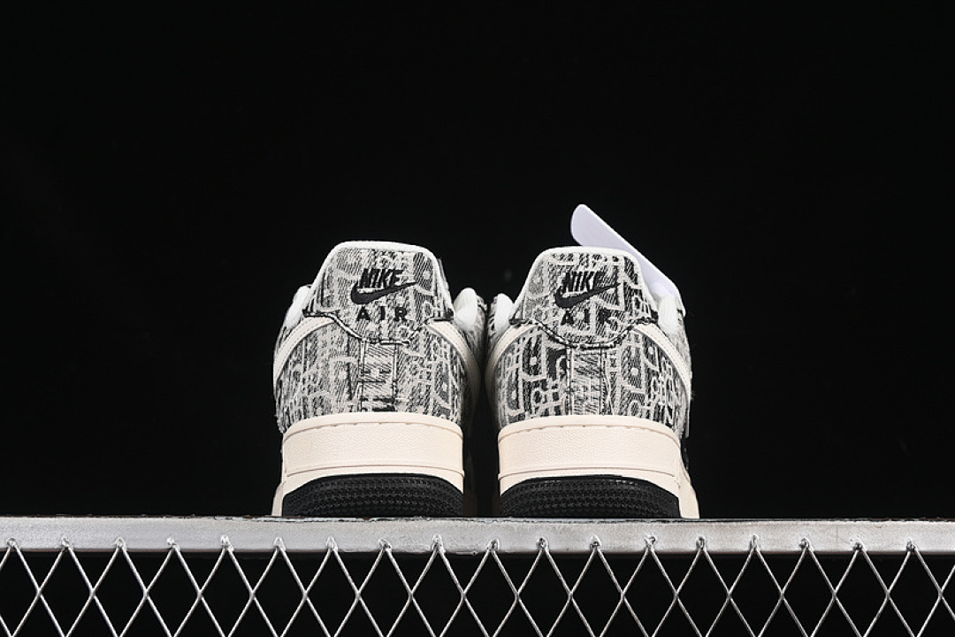 Nike [XS1958-581]-[AIR FORCE 1 07 LOW GREY/WHITE/BLACK]-[WOMAN:36-39]-[MAN:40-45] - Image 14