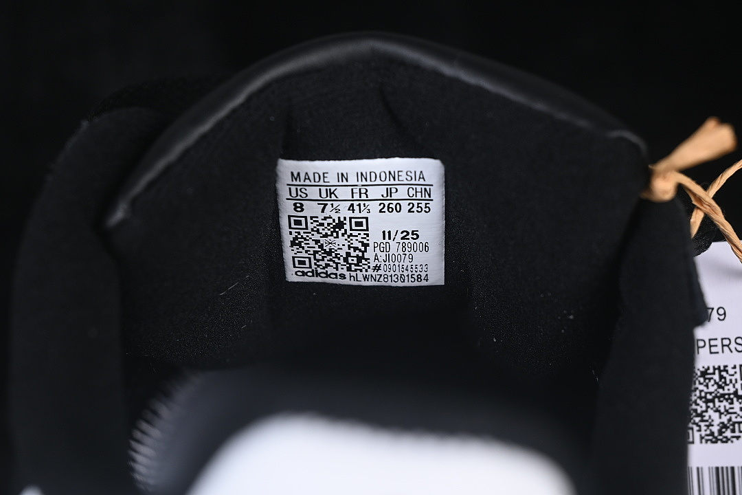 Unbranded [JI0079]-[SUPERSTAR II SHELL TOE CASUAL SNEAKERS BLACK/INKINESS]-[WOMAN:36-39]-[MAN:40-45] - Image 5