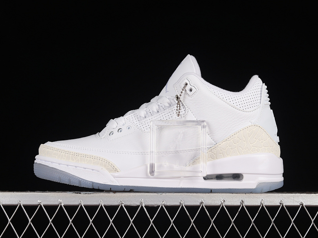 Jordan AIR Jordan 3 RETRO PURE MONEY WHITE/WHITE-WHITE · 136064-111, photo 1