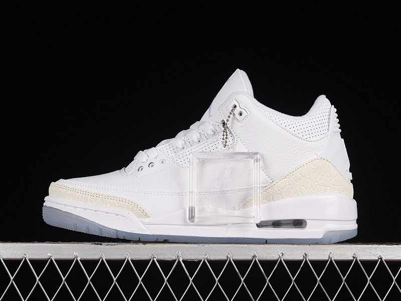 Jordan AIR Jordan 3 RETRO PURE MONEY WHITE/WHITE-WHITE · 136064-111, photo 1