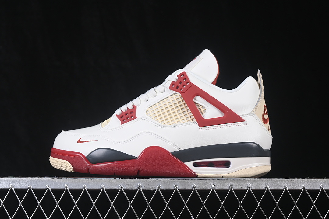 Jordan [IQ8055-100]-[AIR JORDAN 4 RETRO CASUAL SHOES RED/REDNESS/WHITE]-[WOMAN:36-39]-[MAN:40-47.5], photo 1