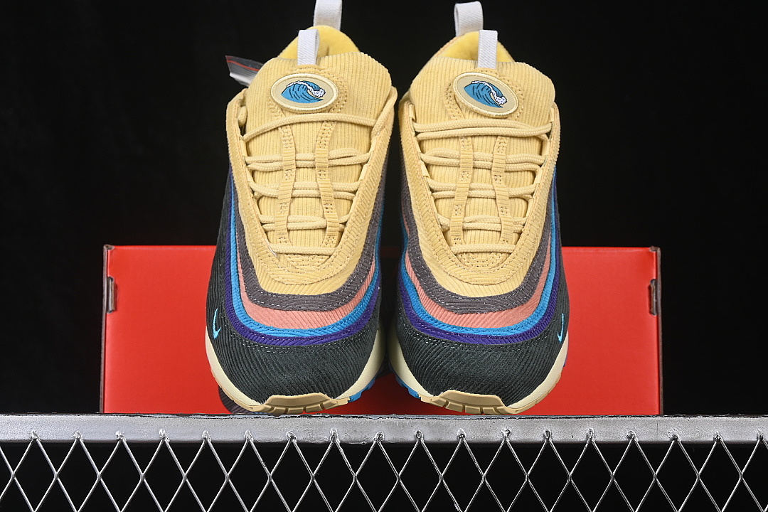 Unbranded [AJ4219-400]-[AIR MAX 97 SEAN WOTHERSPOON YELLOW/BLACK/BLUE]-[WOMAN:36-39]-[MAN:40-45] - Image 12