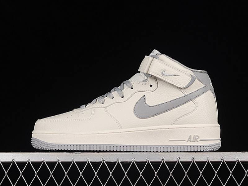 Nike Nike AIR FORCE 1 07 MID WHITE/GREY · PA0920-608, photo 1