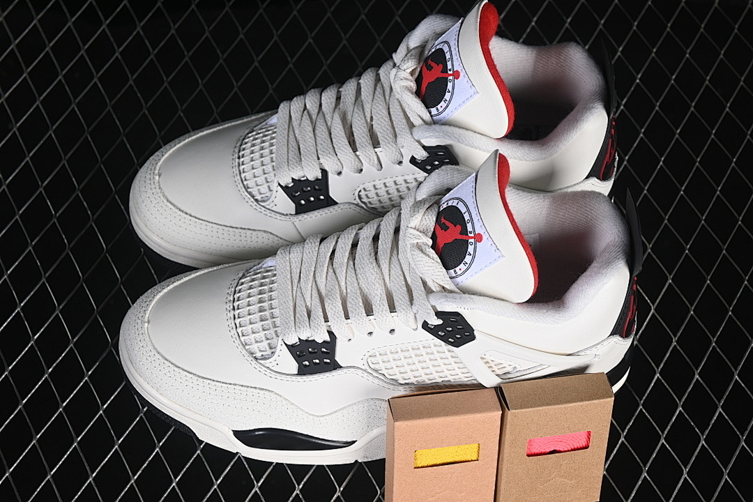 Unbranded [IM4002-100]-[JORDAN 4 RETRO OG SAIL/BLACK/UNIVERSITY RED]-[WOMAN:36-39]-[MAN:40-48.5] - Image 11