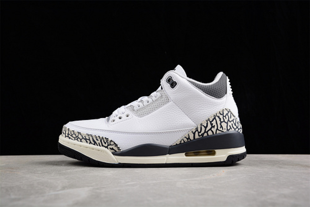 Jordan [DX6665-100]-[AIR JORDAN 3 RETRO GS WHITE/BLACK/IRON/LIGHT ASH GREY/SAIL/CEMENT (GREY]), photo 1