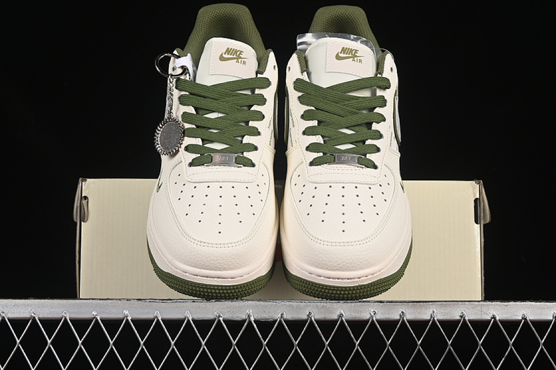 Nike [XX3168-148]-[AIR FORCE 1 07 LOW SUPREME WHITE/GREEN]-[WOMAN:36-39]-[MAN:40-45] - Image 13