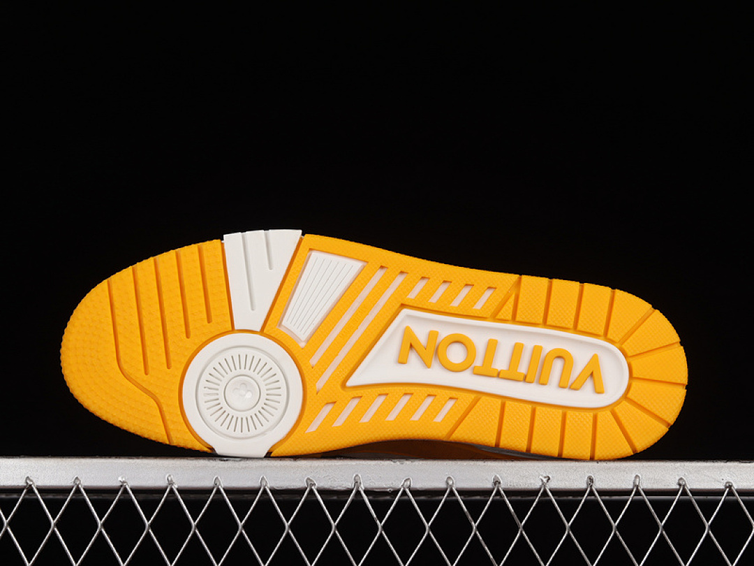 Louis Vuitton [L*V FASHION CATWALK SNEAKERS WHITE/WHITE/YELLOW]-[MAN:38-46] - Image 15