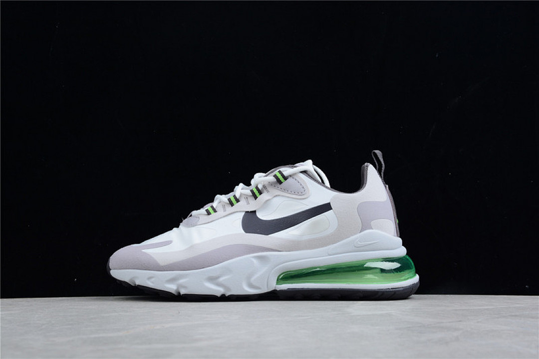 Unbranded [CI3866-100]-[AIR MAX 270 REACT WHITE GREY/ELECTRIC GREEN]-[WOMAN:36-39]-[MAN:40-45], photo 1