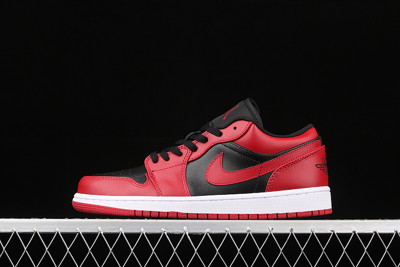 Jordan AIR Jordan 1 LOW REVERSE BRED BLACK/BLACK/GYM RED · 553558-606, photo 1