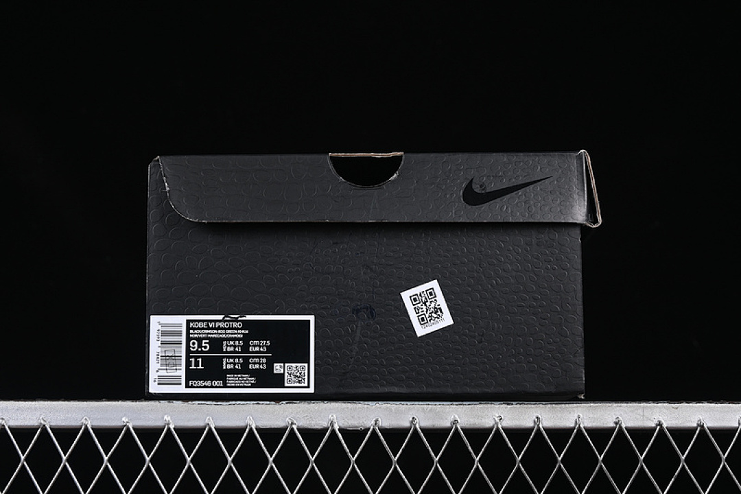 Nike [FQ3546-001]-[KOBE VI PROTRO 6 BLACK/CRIMSON BOG/KHAKI]-[MAN:40-46] - Image 12