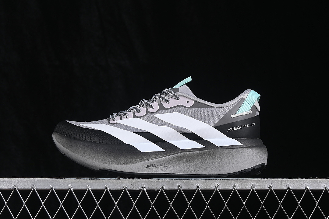 Adidas [KK2682]-[ADIZERO EVO SL ATR GREY TWO/HALO BLUE/HALO MINT]-[WOMAN:36-39]-[MAN:40-45] - Image 2