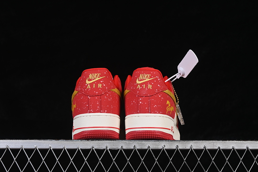 Nike [DF0188-131]-[AIR FORCE 1 07 LOW WHITE/RED/GOLD]-[WOMAN:36-39]-[MAN:40-45] - Image 14