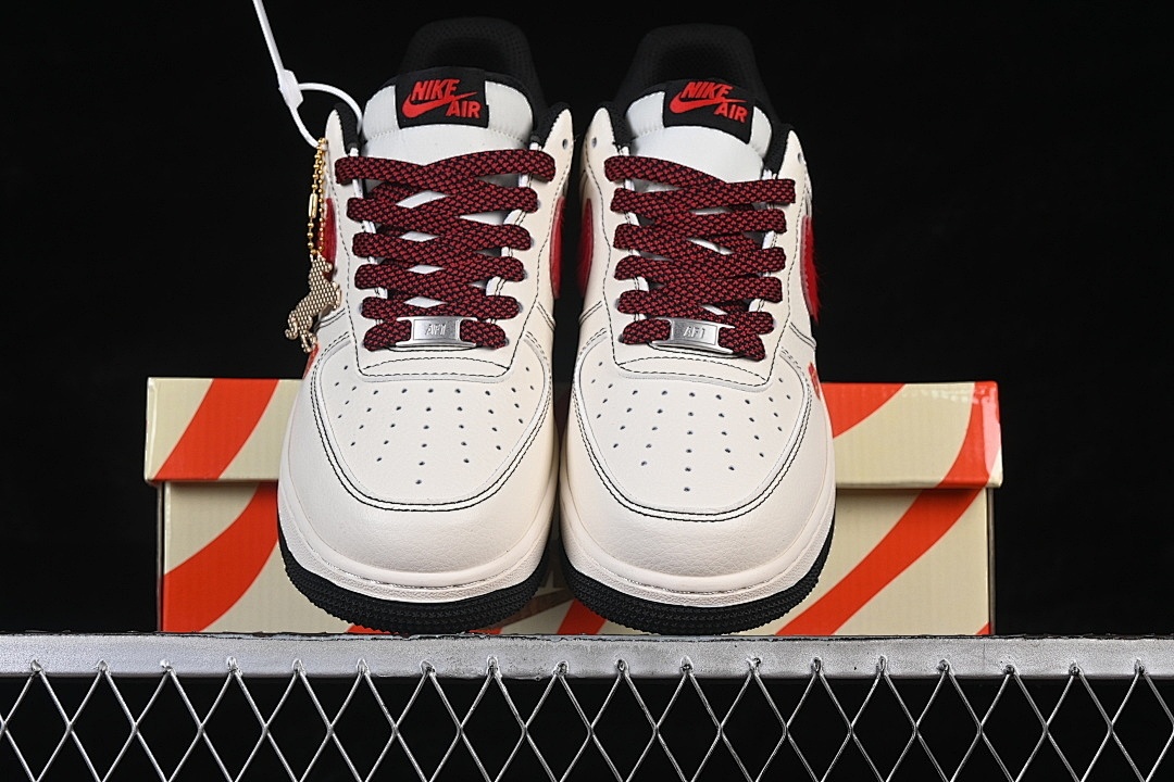 Nike [QW5288-126]-[AIR FORCE 1 07 LOW WHITE/RED]-[WOMAN:36-39]-[MAN:40-45] - Image 13