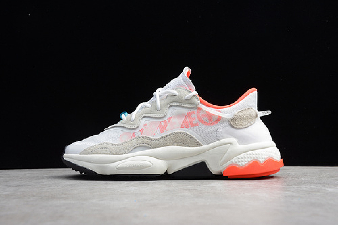 Unbranded [69-67-76]-[EH0252]-[OZWEEGO SHOES CLOUD WHITE/CLOUD WHITE/ORANGE]-[MAN:39-44], photo 1