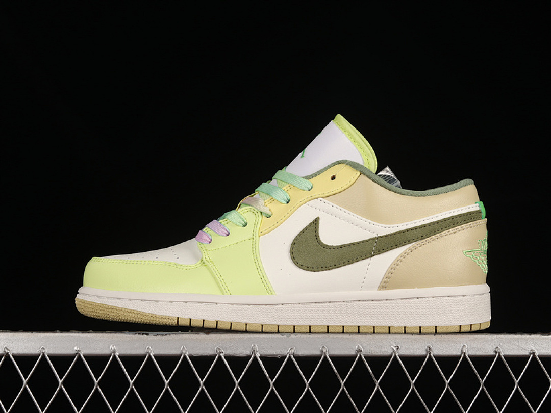 Jordan [FD9906-131]-[AIR JORDAN 1 LOW SAIL/LIGHT OLIVE-PALE CITRON-DESERT]-[WOMAN:36-39]-[MAN:40-46], photo 1