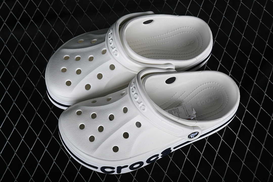 Crocs [CROCS DUAL USE BEACH HOLE SHOES WHITE/BLACK] - Image 6