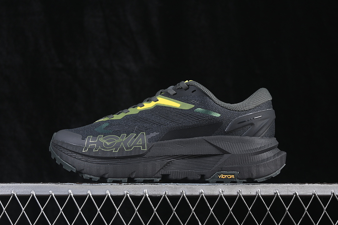 Unbranded [1175208 MTRT]-[THICK SOLED LIGHTWEIGHT MOUNTAIN RUNNING SHOES GREEN/BLACK]-[WOMAN:36-39]-[MAN:, photo 1